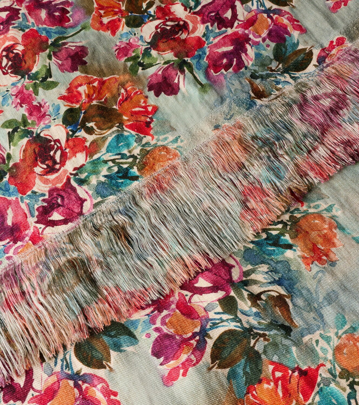 The House of Lyria Tormento floral linen tablecloth