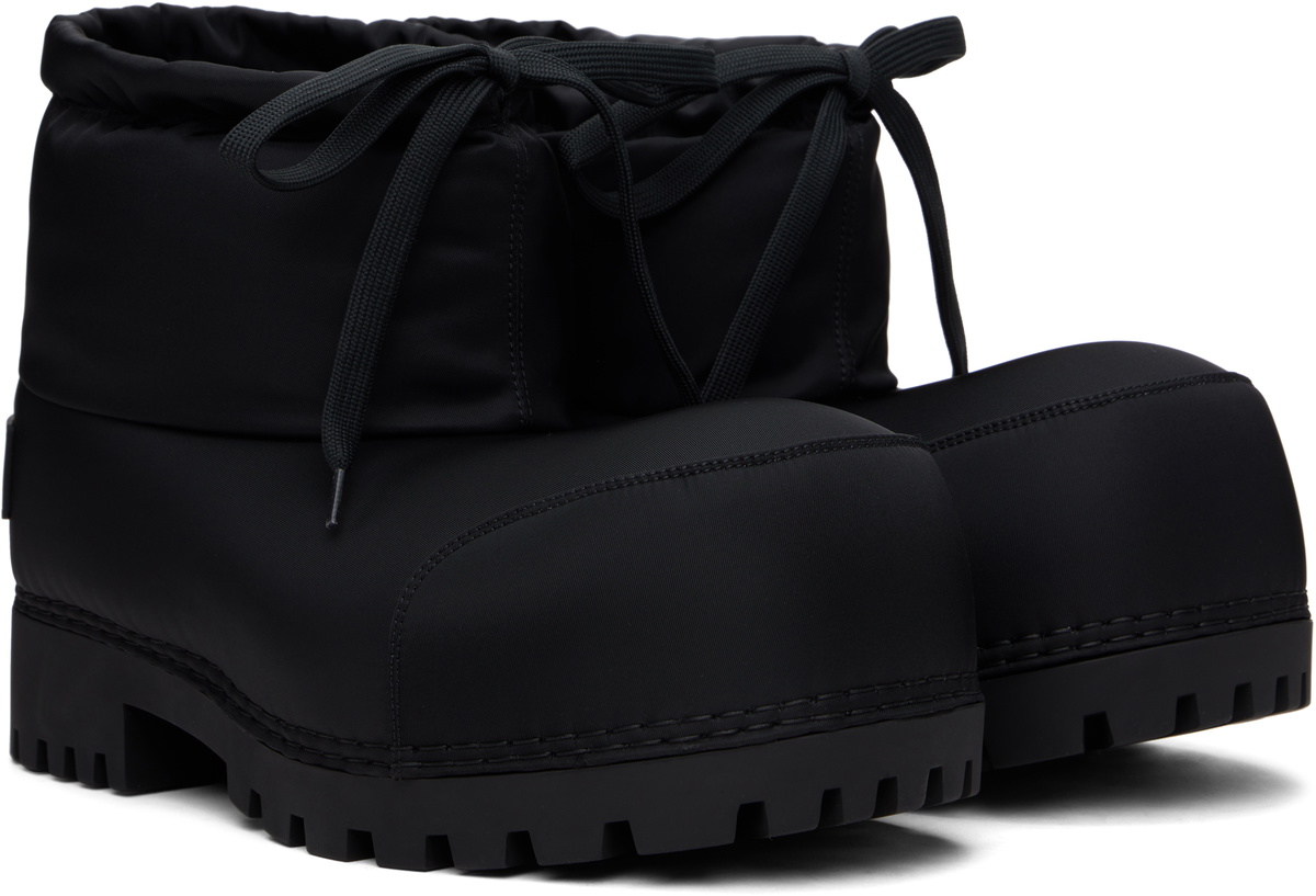 Balenciaga アラスカレザーブーツ 39-40 Alaska snow boots in black - Balenciaga | Mytheresa