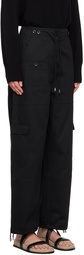 TOTEME Black Cargo Trousers