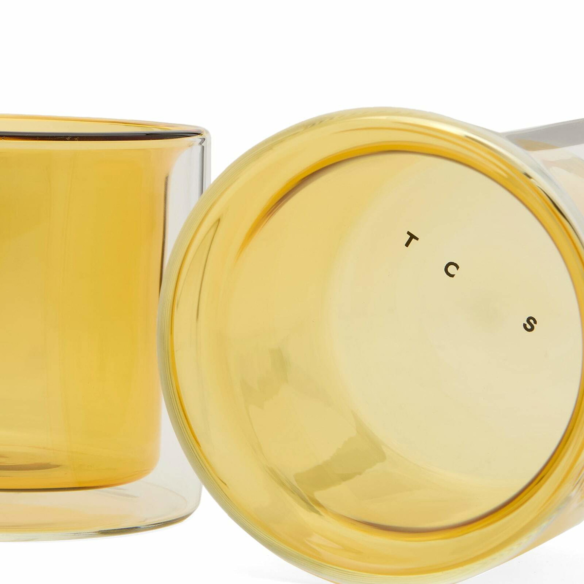 The Conran Shop Double Wall Mug - Set of 2 in Yellow 