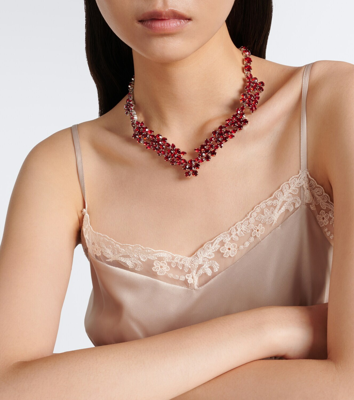Simone Rocha Crystal-embellished necklace