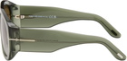 TOM FORD Green Bronson Sunglasses