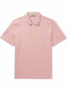 Canali - Slim-Fit Cotton-Piqué Polo Shirt - Pink