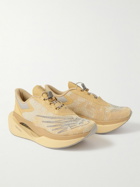 New Balance - Stone Island Tokyo Design Studio Fuel Cell C_1 Stretch-Knit Sneakers - Brown
