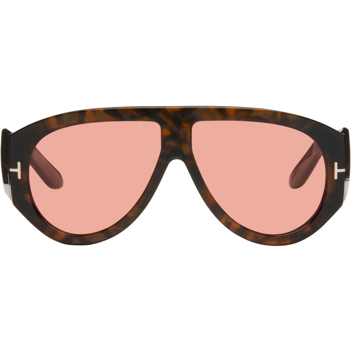 Photo: TOM FORD Brown Bronson Sunglasses