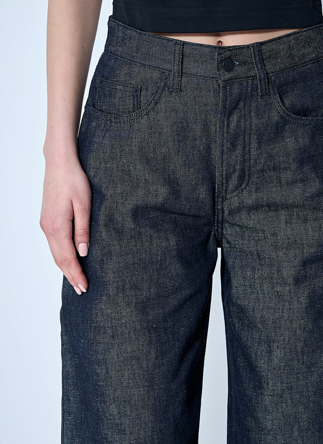 Mugler Ballon Denim Pants