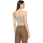 Lemaire Taupe Second Skin Tank Top