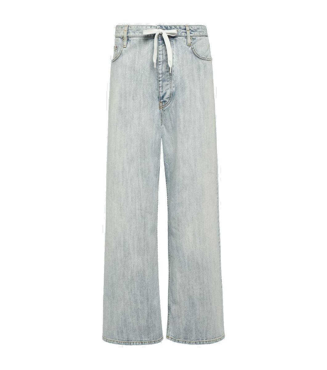 パンツ BALENCIAGA REGENERATIVE TWILL OVERSIZED PANTS BALENCIAGA Wide-Leg Cotton-Twill Trousers for Men | MR PORTER