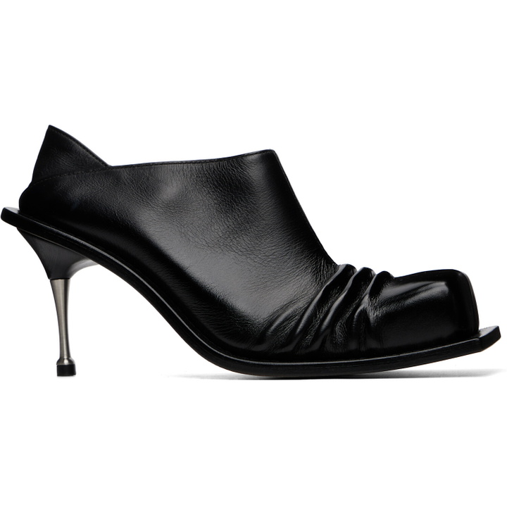 Photo: FIDAN NOVRUZOVA Black Convertible Mule Heels
