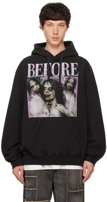 Photo: doublet Black 'Before' After Idol Hoodie