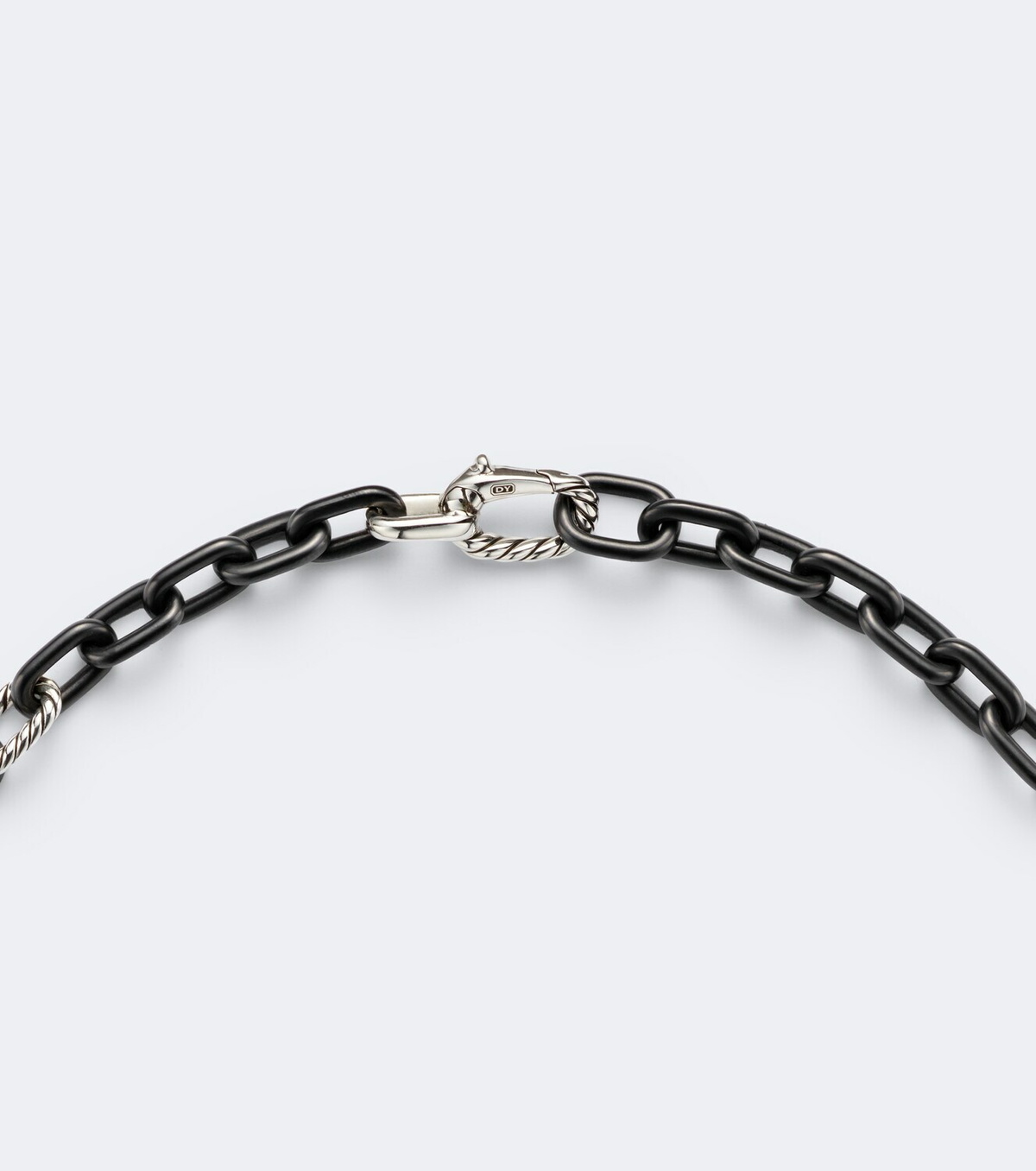 David Yurman DY Madison® titanium and sterling silver chain necklace