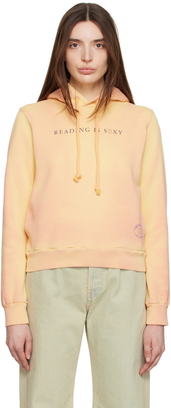 Photo: Acne Studios Orange 'Reading Is Sexy' Hoodie