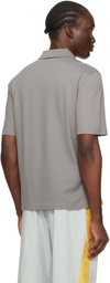 Lanvin Gray Regular-Fit Polo