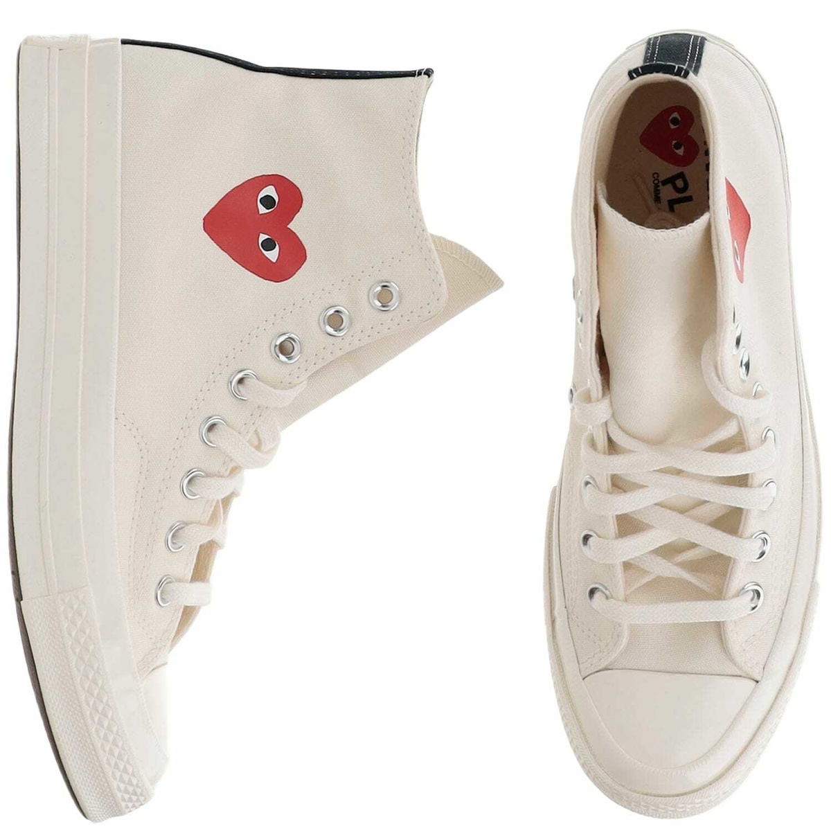 Comme Des Garçons X Converse Canvas Sneakers