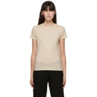 Frenckenberger Off-White Cashmere Perfect T-Shirt