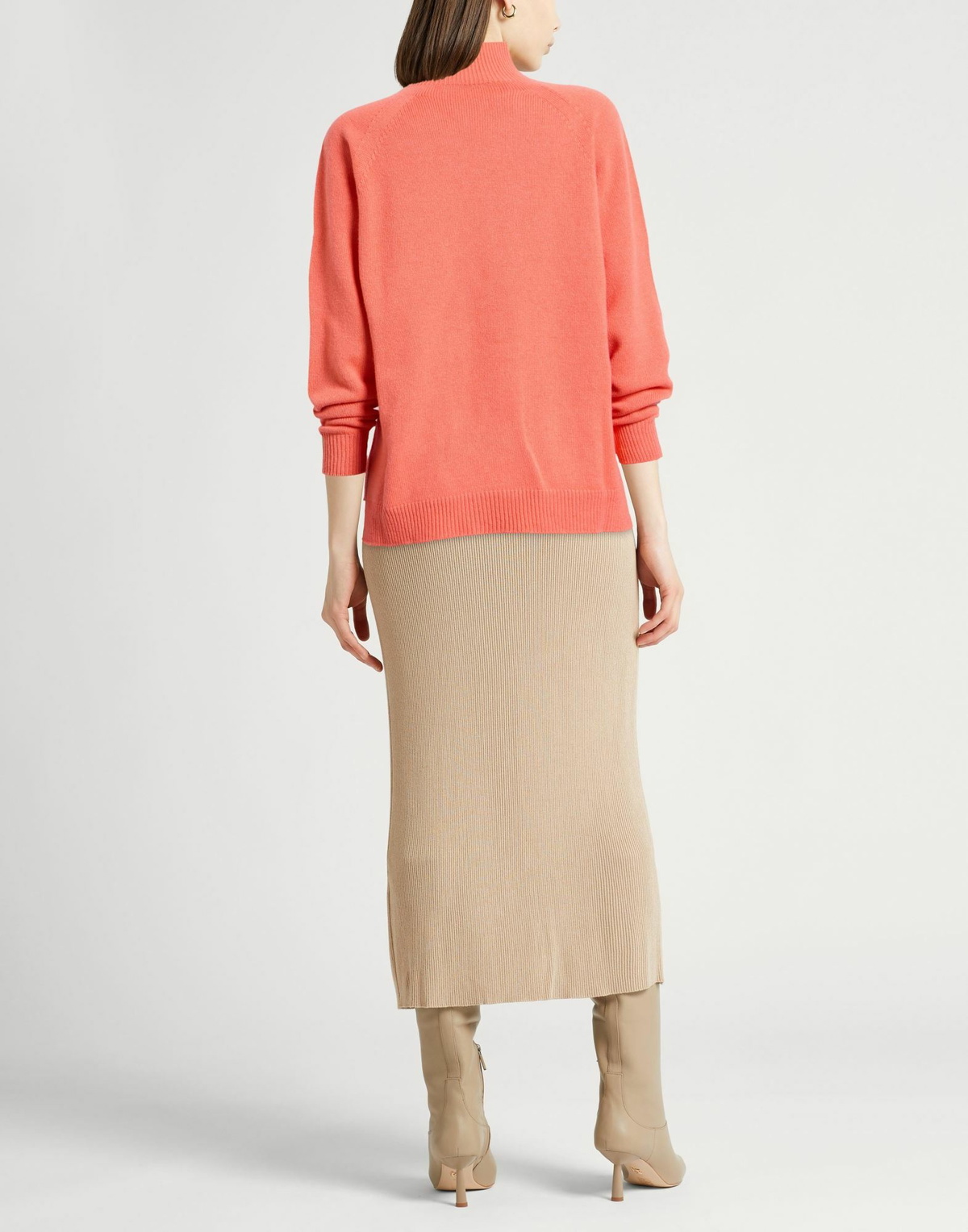 Peserico Womens Turtleneck Coral