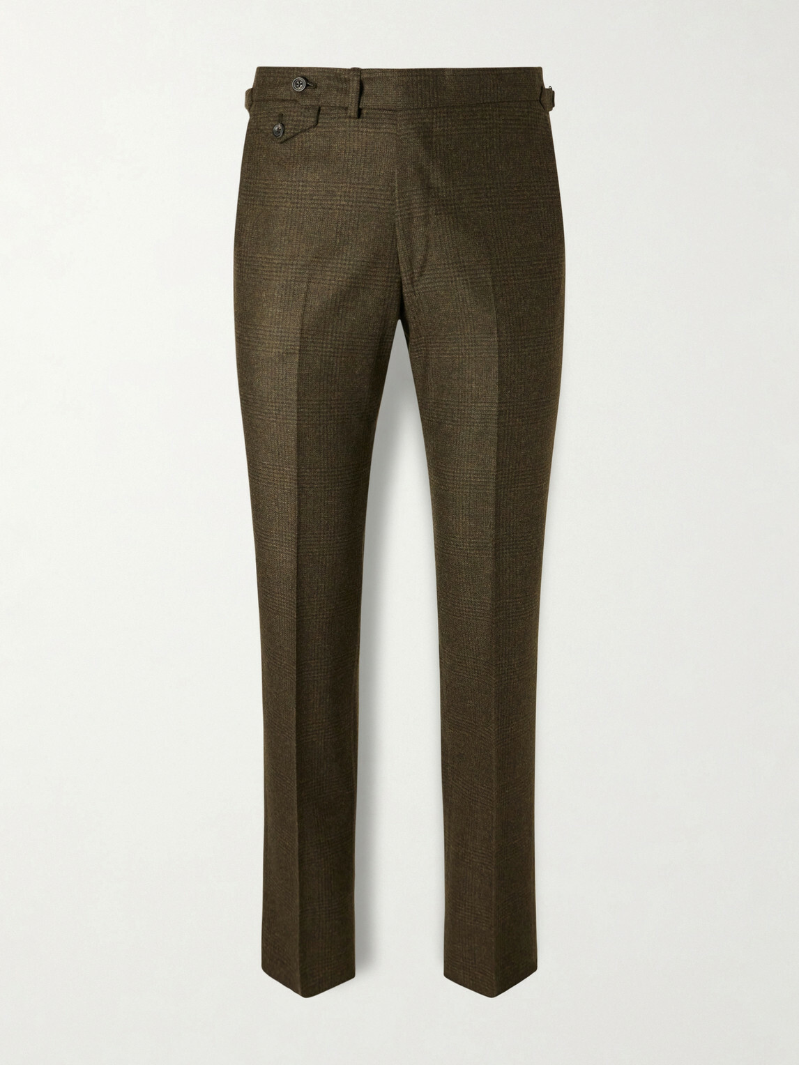 J. Mueser - Waverly Straight-Leg Virgin Wool Suit Trousers - Green