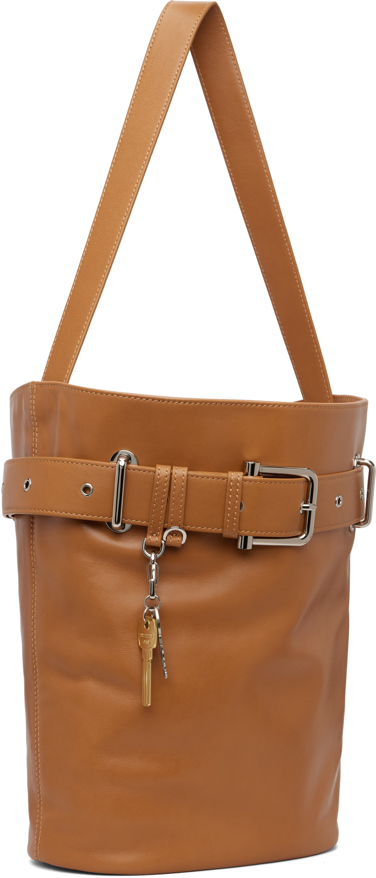 OSOI Brown Bucket Brocle Bag