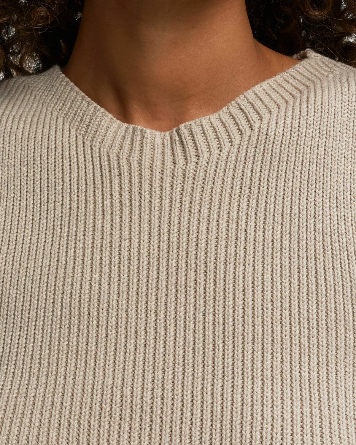 Ayen  Knit Top Beige Vests