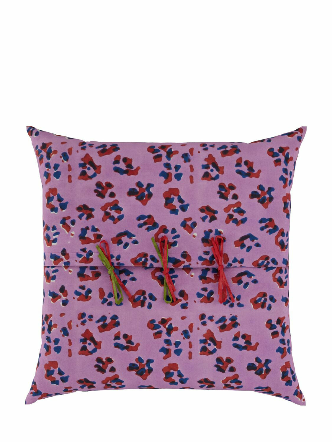 LISA CORTI Leopard Stripes Gold Pillow