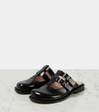 Loewe Campo leather Mary Jane mules