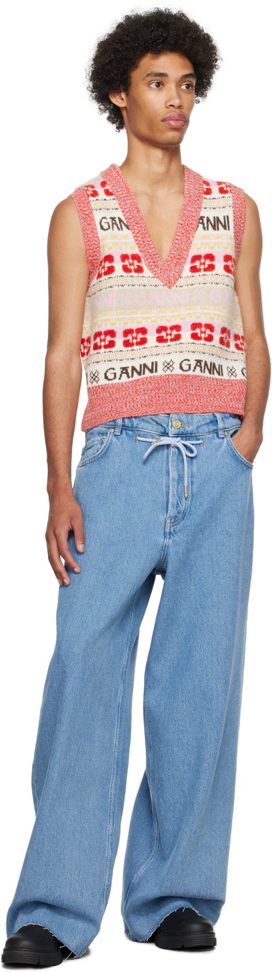 GANNI Multicolor Graphic Vest