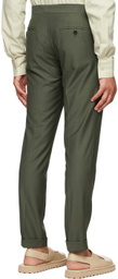 Lukhanyo Mdingi SSENSE Exclusive Green Wool Trousers