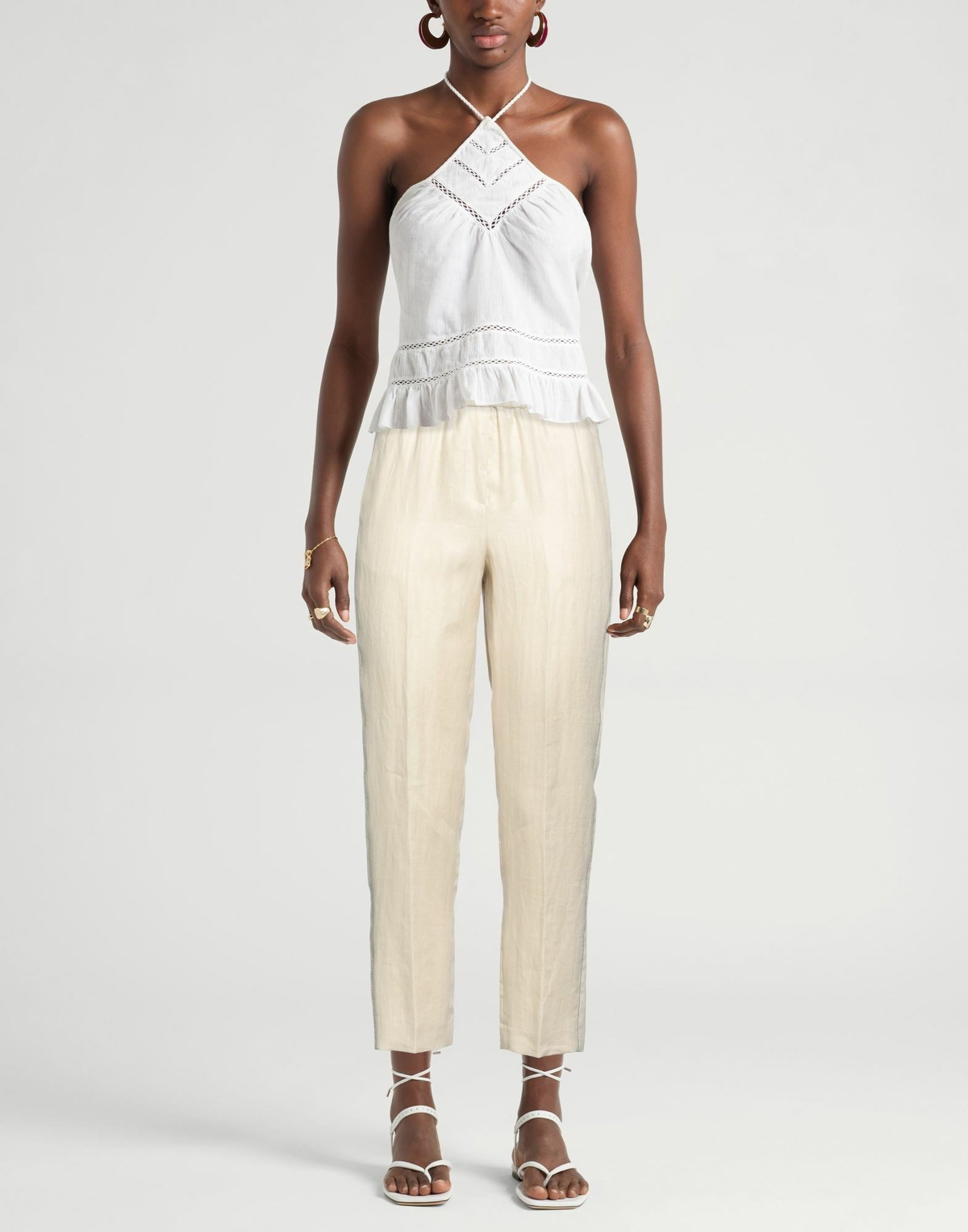 Peserico Womens Pants in Beige