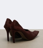Khaite Marlene calf hair pumps