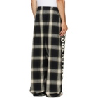 Fear of God ESSENTIALS Black & White Flannel Lounge Pants