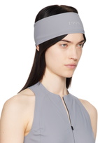 JOHANNA PARV Gray Triangle Ponytail Hole Headband