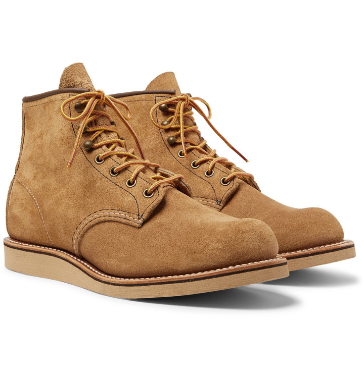 Photo: Red Wing Shoes - 2953 Rover Roughout Leather Boots - Brown