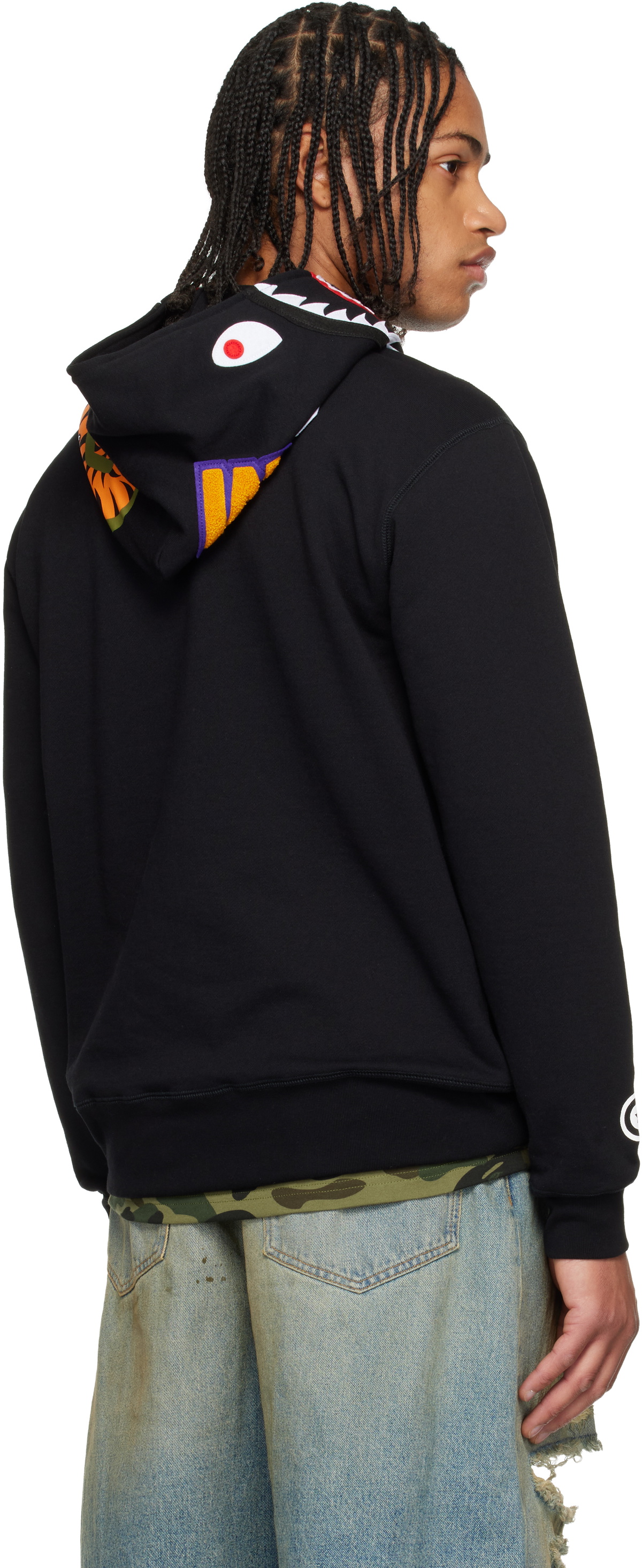 BAPE Black Shark Pullover Hoodie