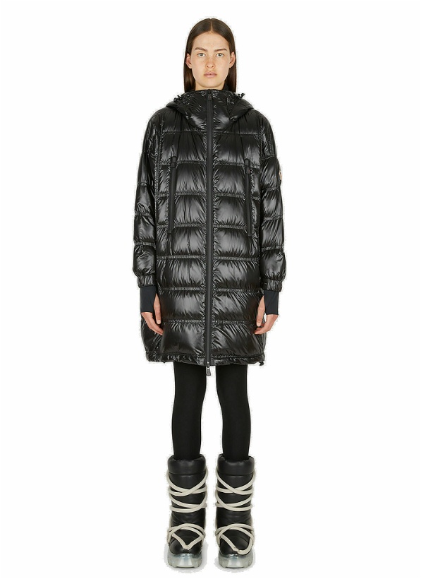 Photo: Rochelair Hooded Parka Puffer Coat in Black