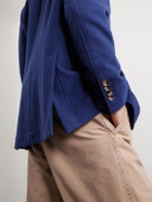 Brunello Cucinelli - Unstructured Brushed-Cashmere Blazer - Blue