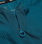 Nike Tennis - NikeCourt Zonal Cooling Jersey Half-Zip Tennis Polo Shirt - Men - Petrol