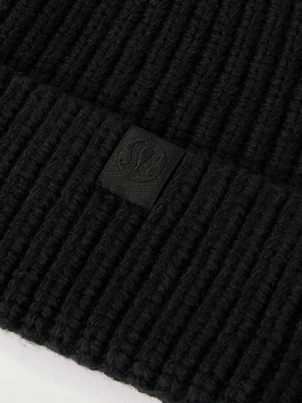 Lululemon - Logo-Appliquéd Ribbed-Knit Beanie