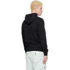 Stone Island Black 6100062 Organic Cotton Fleece Hoodie