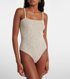 Magda Butrym Knitted linen and cotton bodysuit