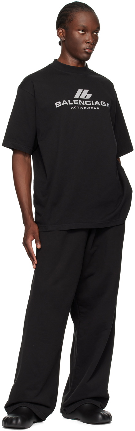 Balenciaga Black 'Activewear' T-Shirt Balenciaga