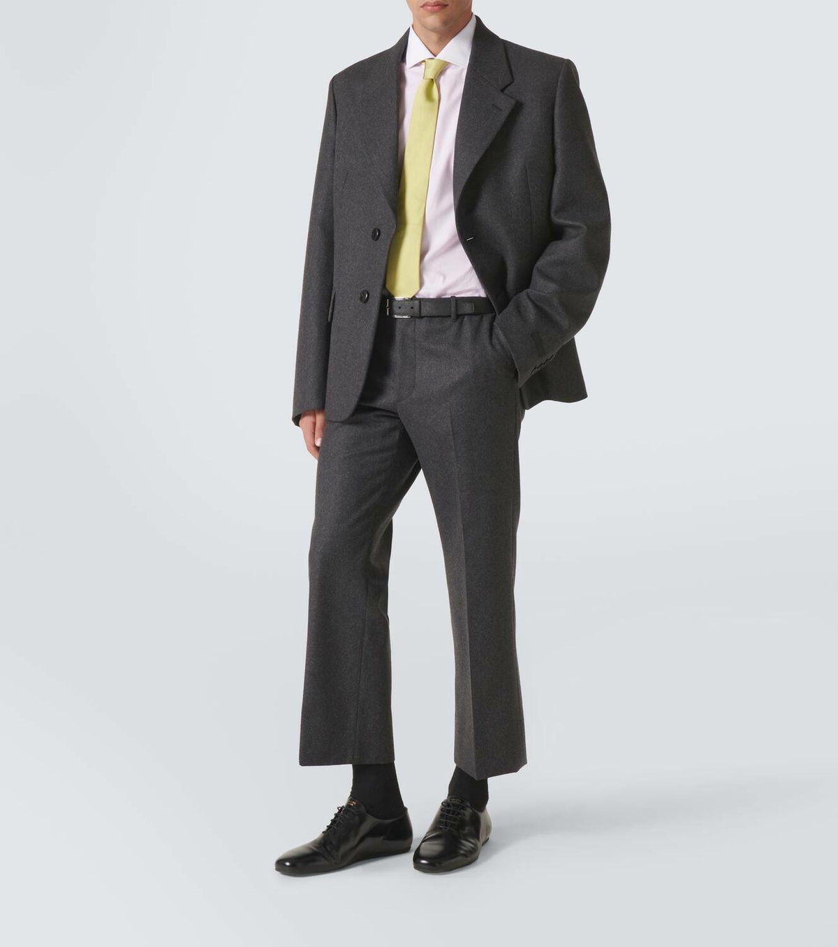 パンツ 00s prada straight wool slacks pants y2k Vintage Prada Straight Leg Wool Gabardine Trouser Pant – Recess