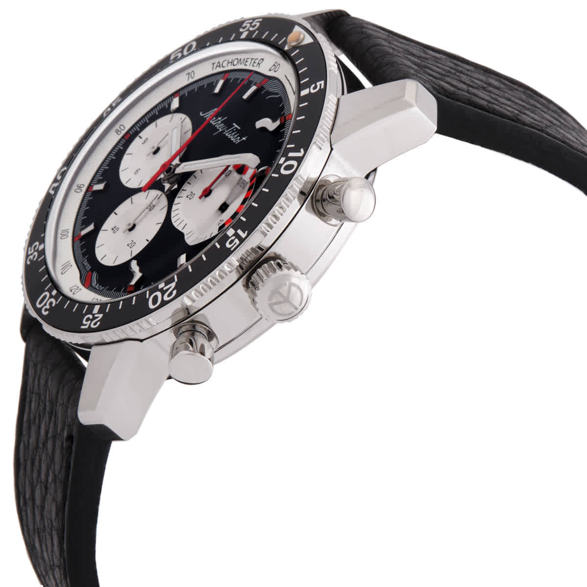 Mathey-Tissot 1968 Chronograph Automatic Black Dial Mens Watch H1968NS