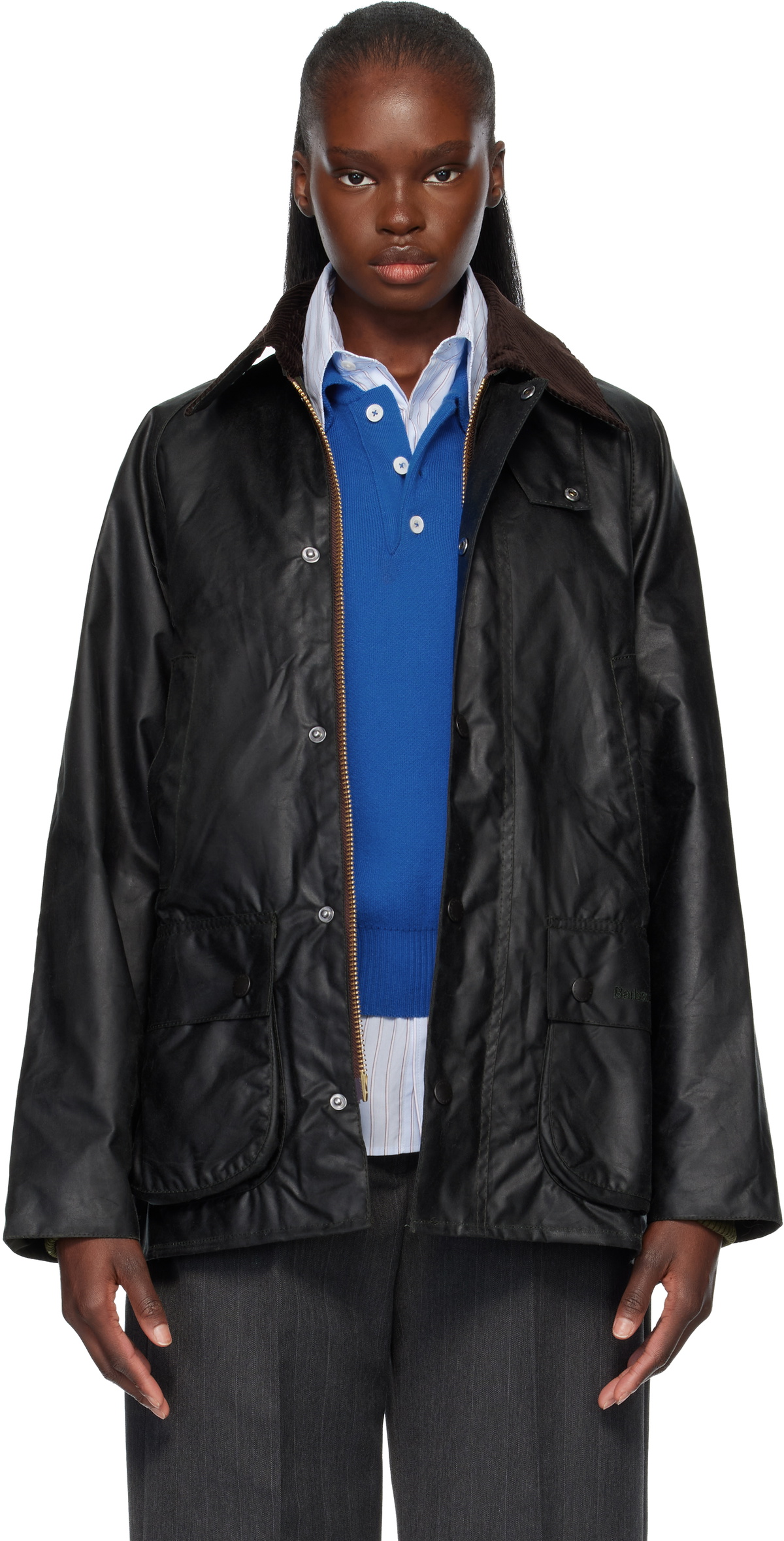 Barbour Green Bedale Waxed Jacket