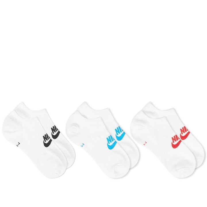 Photo: Nike Cotton Cushion Low Cut Ankle Sock - 3 Pack