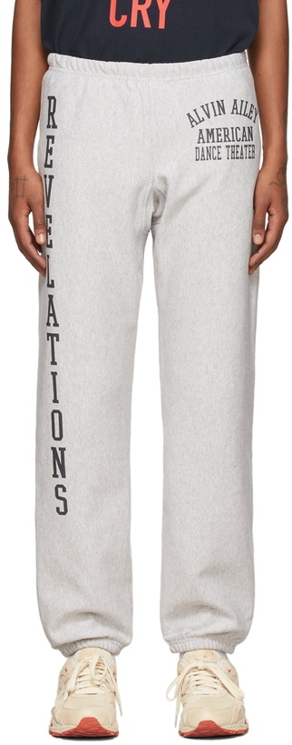 Photo: Denim Tears Grey Champion Edition Lounge Pants