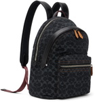 Coach 1941 Black Charter Denim Backpack