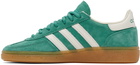 Sporty & Rich Green & White adidas Originals Edition Handball Spezial Sneakers