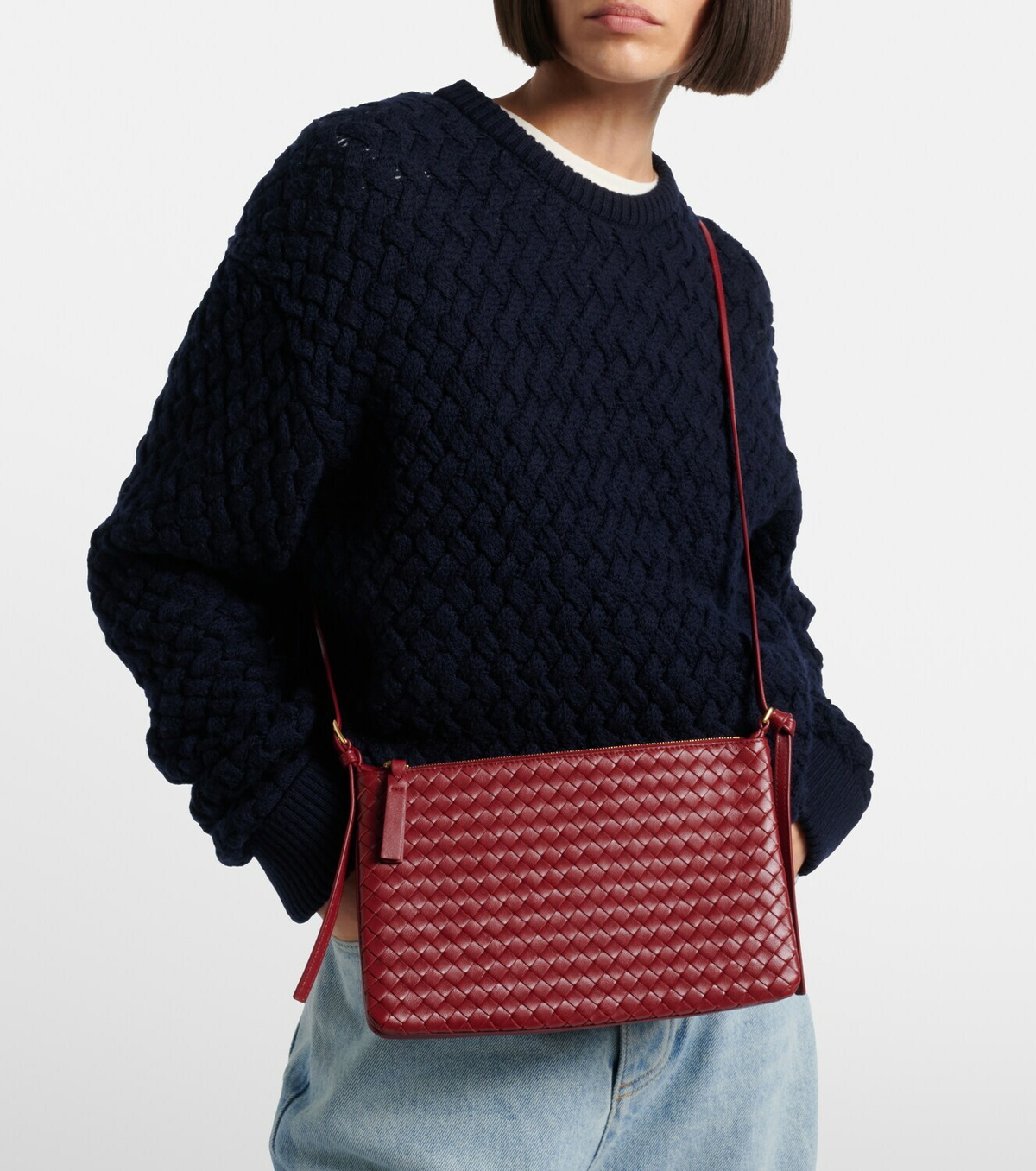 Bottega Veneta Intrecciato leather shoulder bag