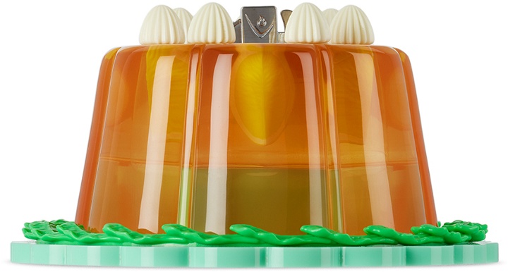 Photo: Edie Parker Orange & Green Jelly Tabletop Lighter