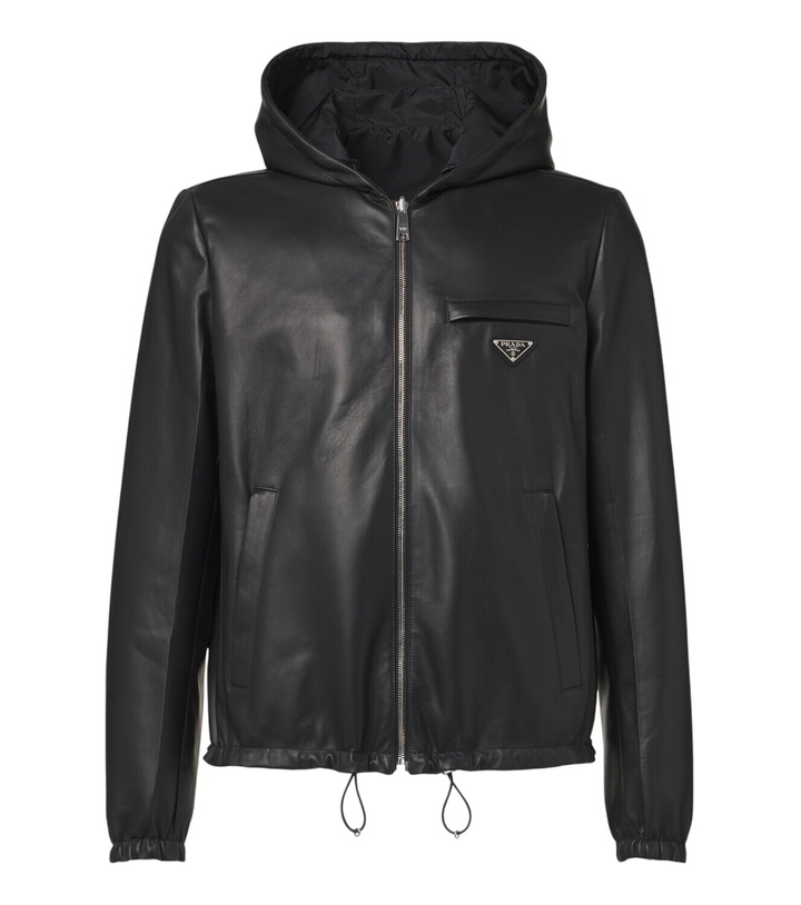 Photo: Prada Reversible Re-Nylon and leather jacket
